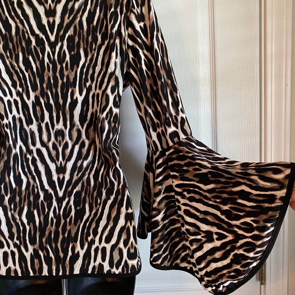 Tiger print blouse